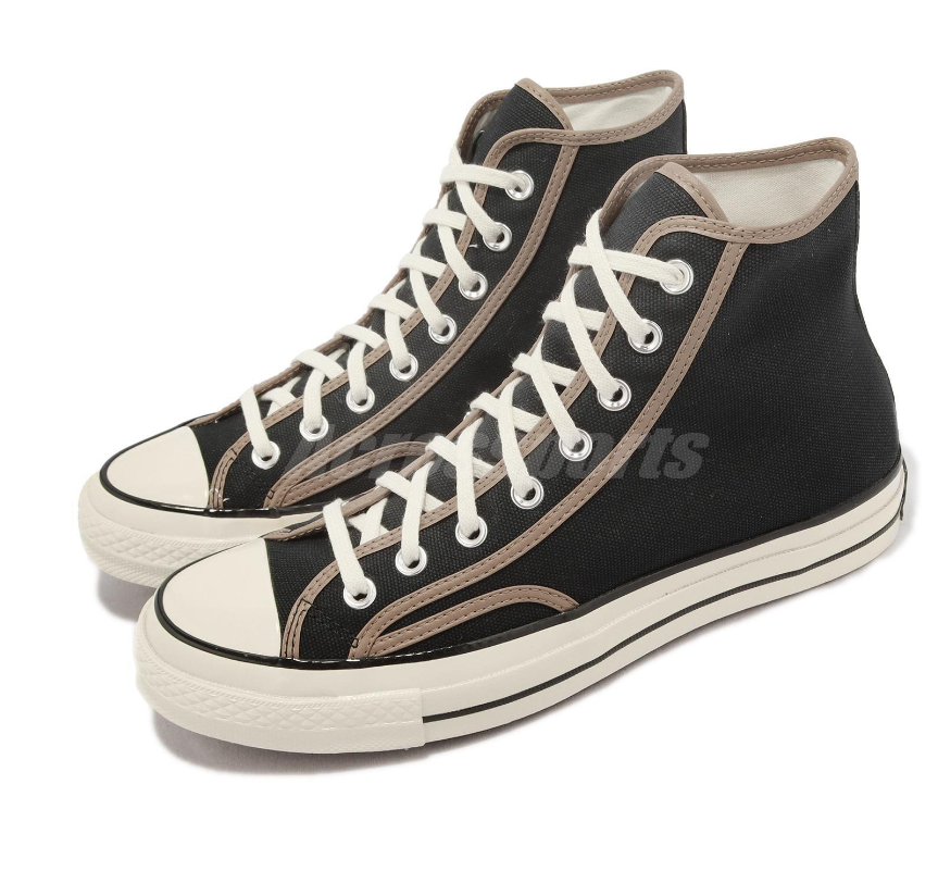 Converse Chuck 70 HI Black Brown Ivory Men Unisex Casual Lifestyle Shoes A04329C